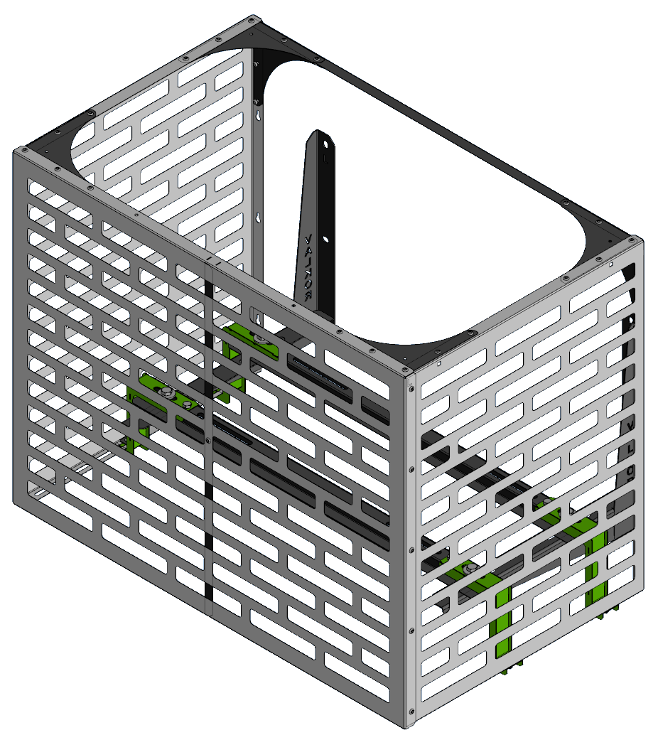 Корзина VALKOR 700х900х550 и кронштейны VALKOR VK KR 415x450